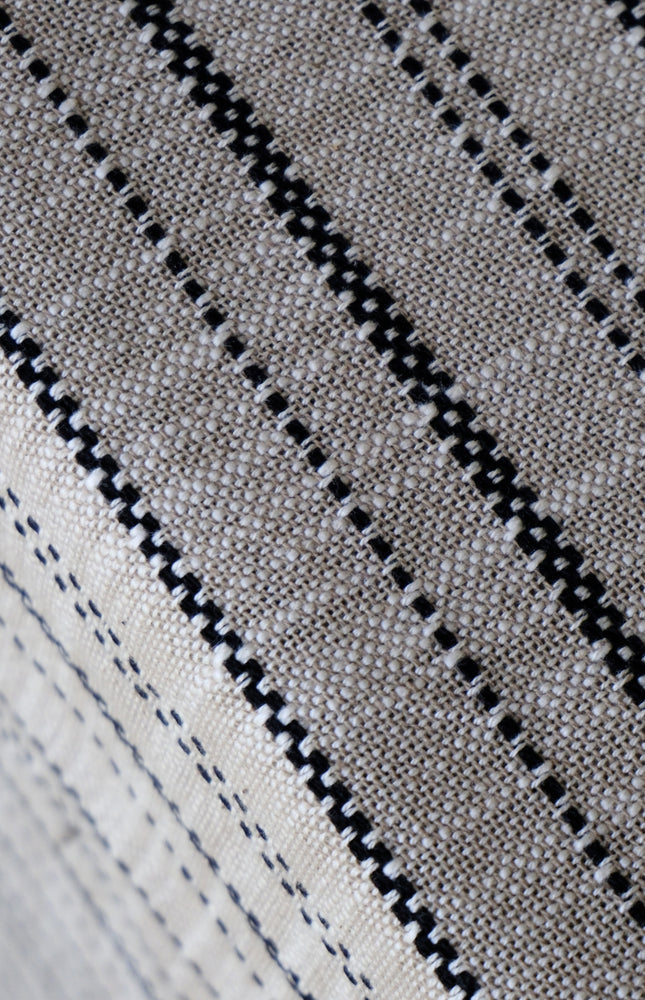 Hemp Striped Dobby Fabric, 58" Wide, 370 GSM