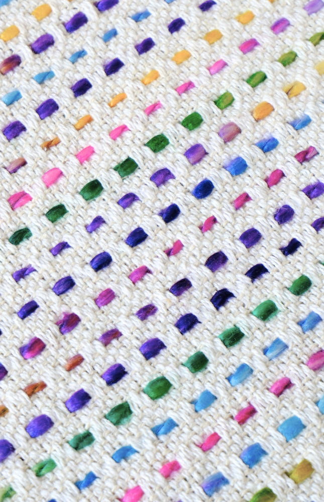 Quilted Cotton-Wool Jacquard Fabric, 40" Wide, 630 GSM