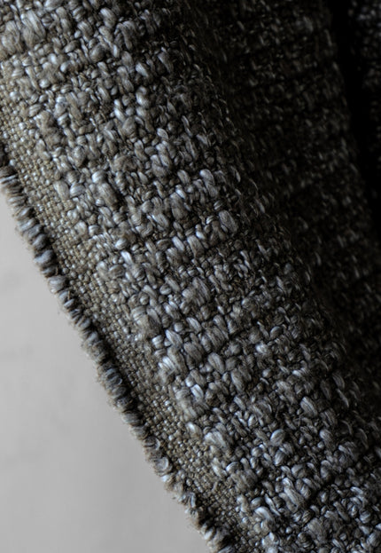 Textured Wool–Cotton Blend Loop-Over Weave Fabric | 300 GSM | 46” Wide