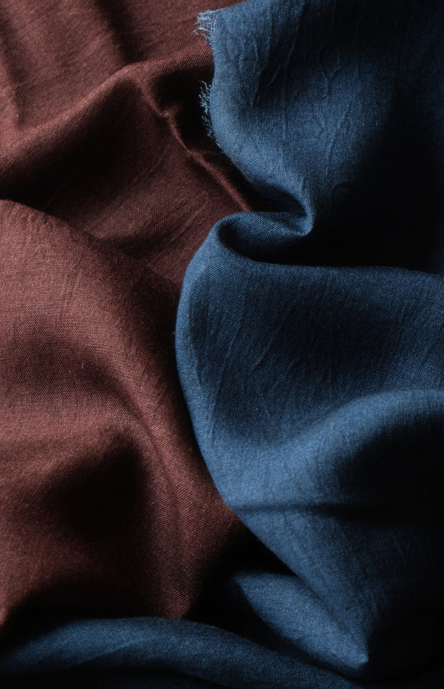 Handwoven Cotton & Silk Blended Fabric | 44” Wide | 137 GSM