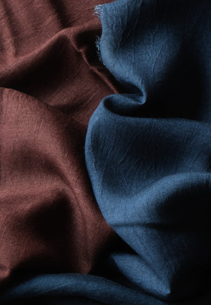 Handwoven Cotton & Silk Blended Fabric | 44” Wide | 137 GSM