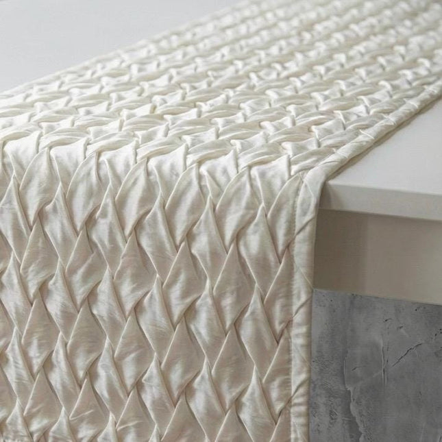 Hand-Tufted Mulberry Silk Fabric, Sculpted Textured Silk, 200 GSM, 22" Wide