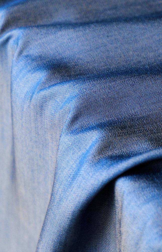 Tencel™ Denim Fabric, 125 GSM Lightweight Lyocell Twill, 54” Wide