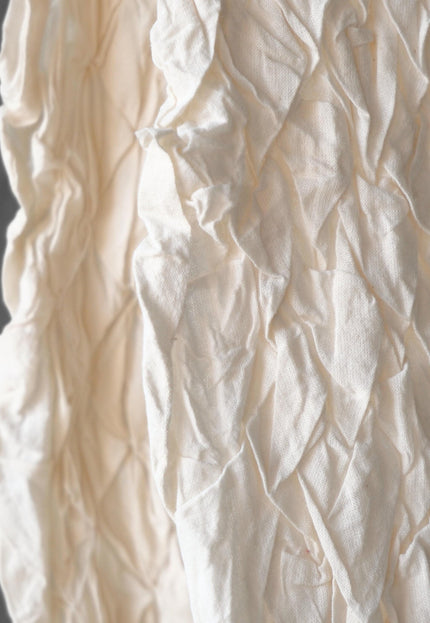 Textured Tufted Cotton Fabric, Manually Stitched | 28" Wide | 200 GSM