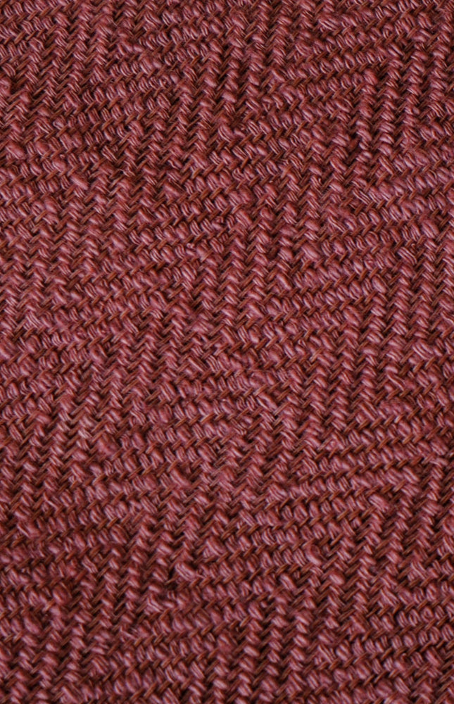 Handwoven Wool-Cotton Herringbone Fabric, 230 GSM, 48" Wide