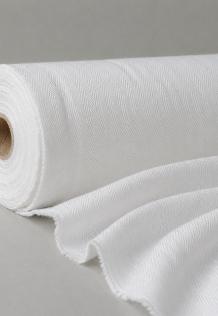 RFD Alpaca Wool Herringbone Fabric by the yard, 175 GSM, 52" wide