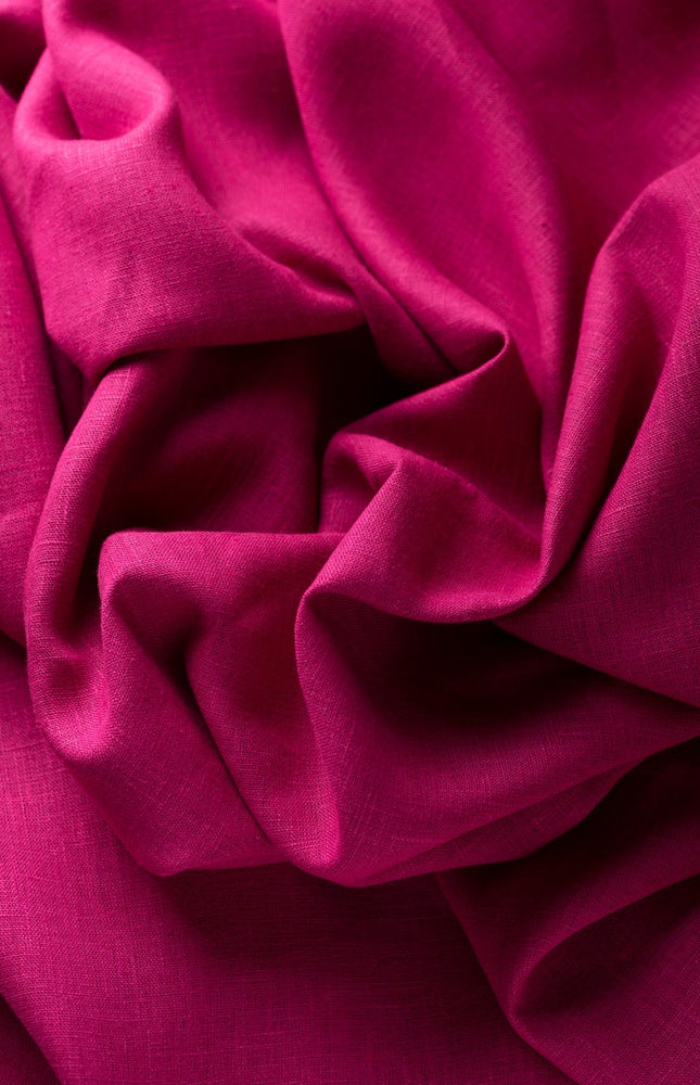 Bufanda de lino minimalista - 180 x 90 cm, bufanda de lino orgánico en colores vibrantes