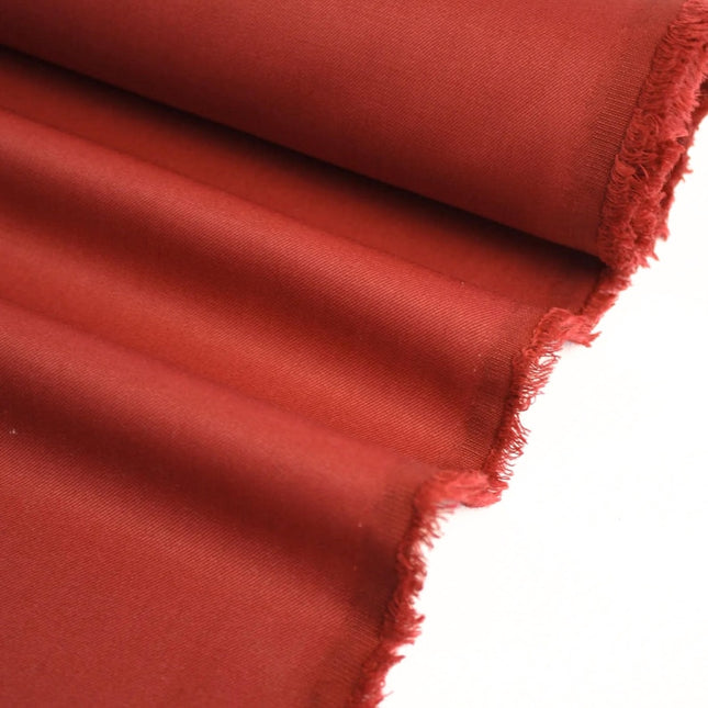 Tela de sarga Tencel™ rosa y rojo amapola por yarda, 56 pulgadas de ancho, 145 GSM, Lyocell India