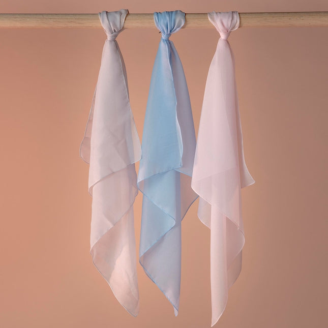 Pañuelos de seda de bambú veganos, 80 g/m², 45 x 45 cm