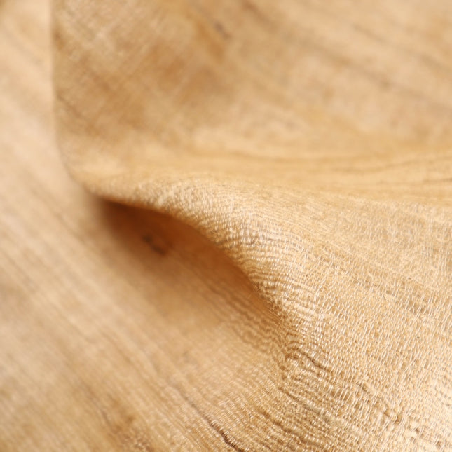 Seda Peace tejida a mano en bronce natural por yarda, 44 pulgadas de ancho, 200 GSM