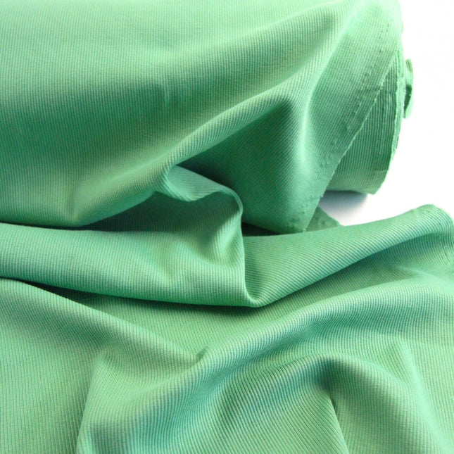 Tissu côtelé interlock en jersey de chanvre, 53 pouces de large, 305 g/m², côte 2x1