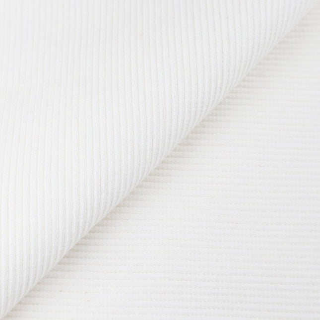 Tissu côtelé interlock en jersey de chanvre, 53 pouces de large, 334 g/m², côte 2x1