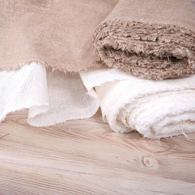 Tissu banane tissé à la main au mètre, 112 pouces de large, 123 GSM