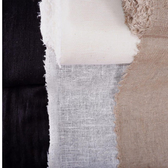 Tissu banane tissé à la main au mètre, 112 pouces de large, 123 GSM