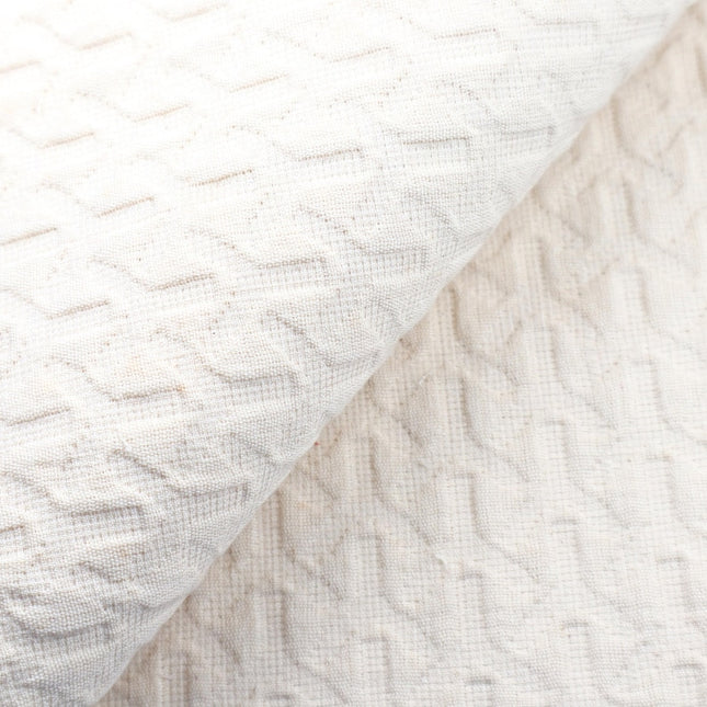 Organic Cotton Quilted Fabric by the yard, 60 inches wide, 360 GSM