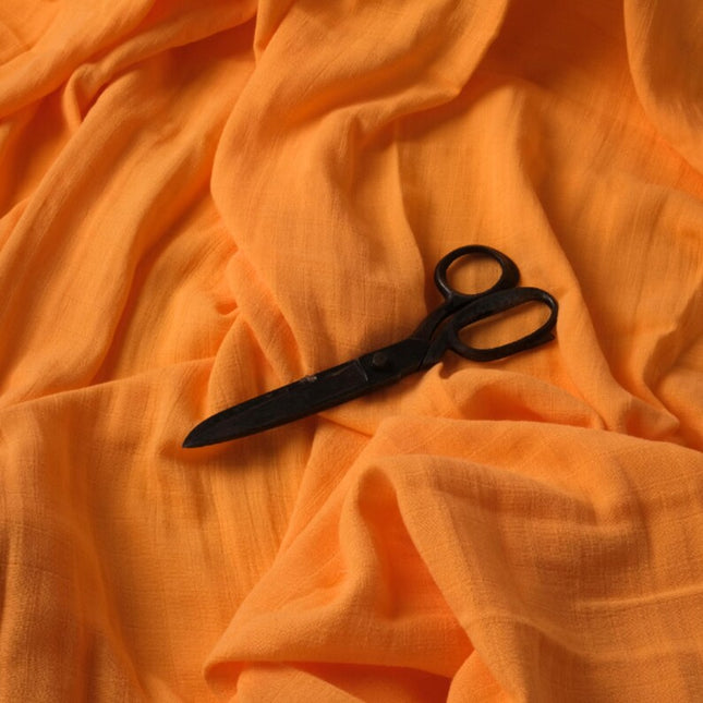 Tela de muselina de algodón orgánico de doble trama por yarda, 55 pulgadas de ancho, 143 GSM