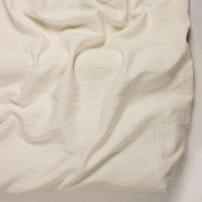 Organic Cotton Voile Slub Fabric by the yard, 58 inches wide, 122 GSM, 80s count