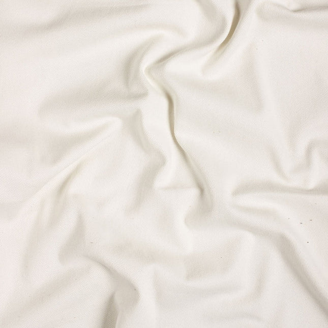 Tissu sergé léger en coton biologique au mètre, 58 pouces de large, 135 g/m²