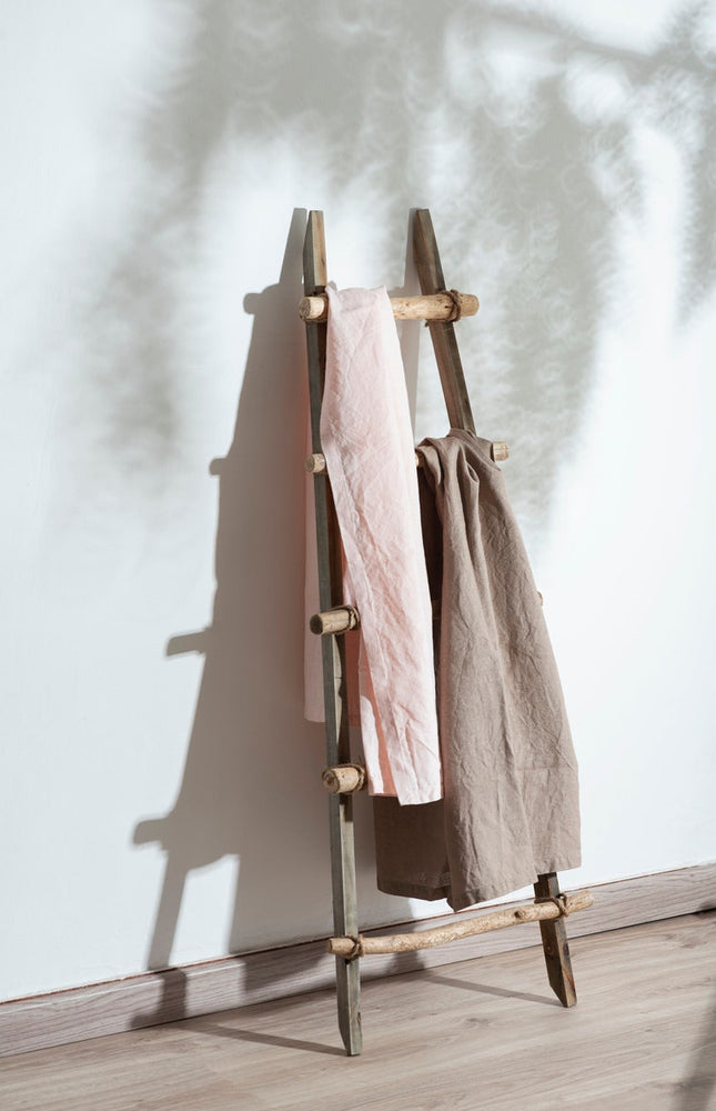 Tissu en chanvre extra large, teint naturellement au mètre, 112 pouces de large, 130 g/m²