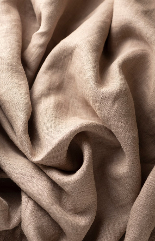 Tissu en chanvre extra large, teint naturellement au mètre, 112 pouces de large, 130 g/m²