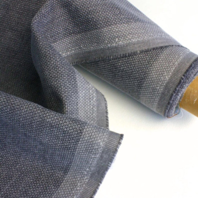 Tela de cáñamo teñida naturalmente por yarda, 58 pulgadas de ancho, 373 GSM