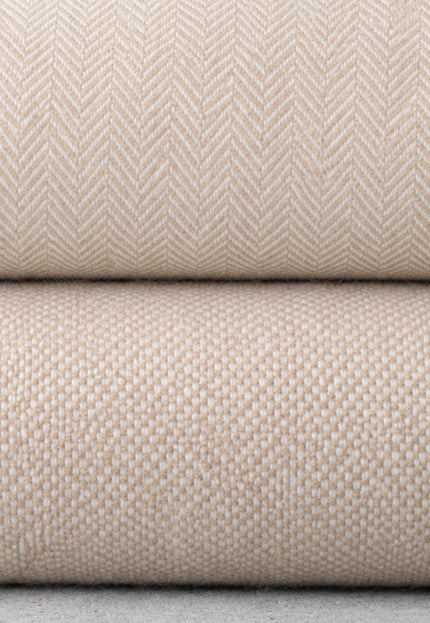 Beige Tweed Fabric, 320 GSM Medium - Heavy weight Tweed, 56" wide
