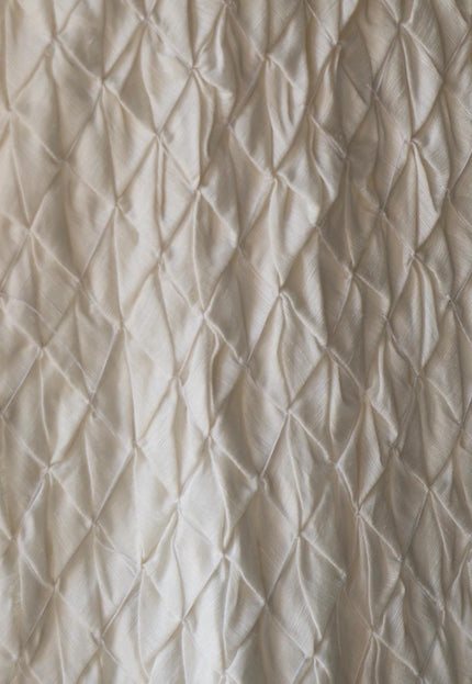 Hand-Tufted Mulberry Silk Fabric, Sculpted Textured Silk, 200 GSM, 22" Wide