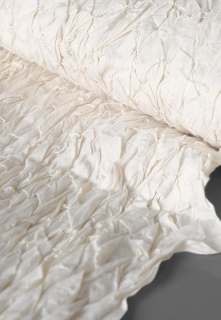 Textured Tufted Cotton Fabric, Manually Stitched | 28" Wide | 200 GSM