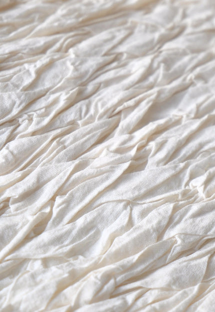 Textured Tufted Cotton Fabric, Manually Stitched | 28" Wide | 200 GSM