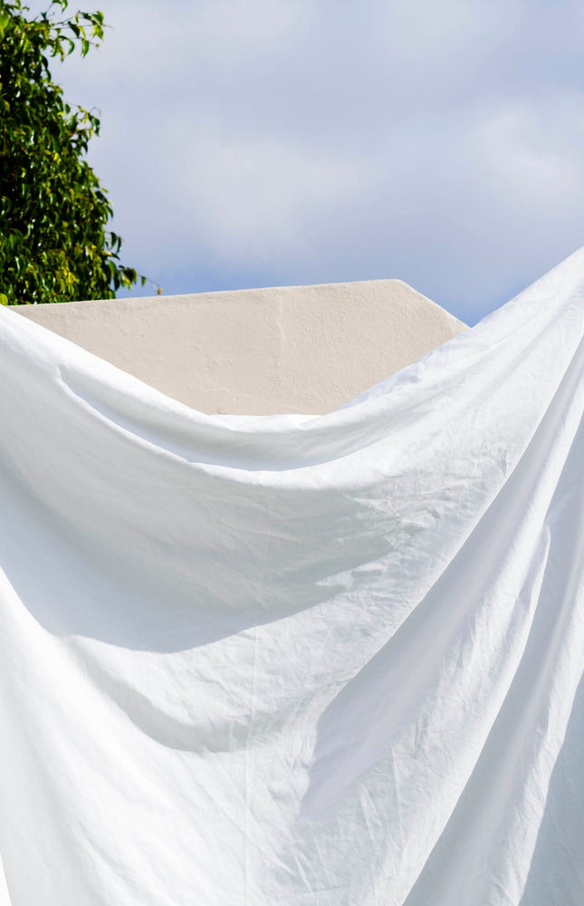 Organic Bone White Poplin Cotton Fabric by the yard, 58 inches wide, 150 GSM