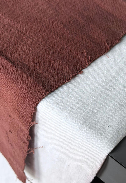 Handwoven Hemp Drill Fabric by the yard | 48" inches wide | 250 GSM