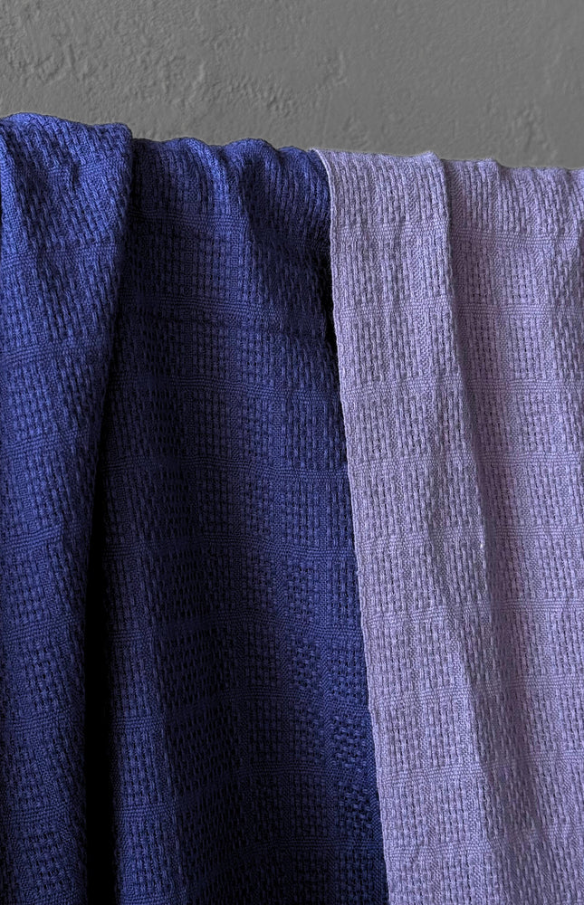 Naturally Dyed Organic Cotton Dobby Fabric, Dotted Textured Weave, 300 GSM, 45” Wide