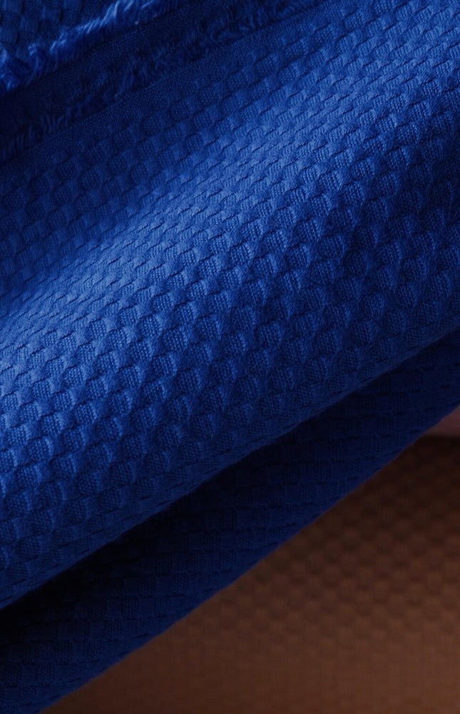 Pure Cotton Honeycomb Dobby fabric by the yard, 45" wide, 245 GSM