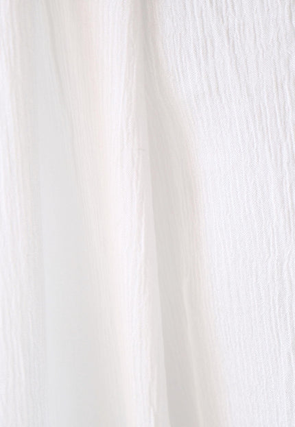 Vegan Rose Fiber Silk Chiffon Fabric, Plant-Based Sheer Fabric, 44" Wide | 90 GSM