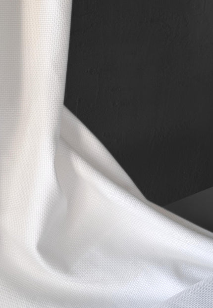 Pure Cotton Hopsack Weave Fabric by the yard, 260 GSM, 54" Wide