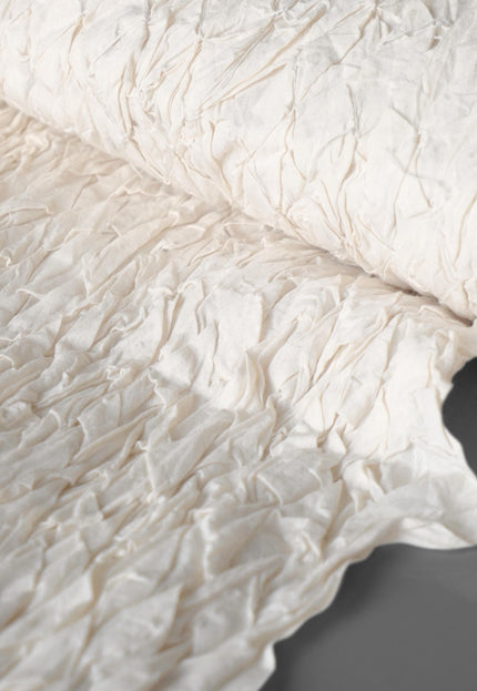 Textured Tufted Cotton Fabric, Manually Stitched | 18" Wide | 200 GSM