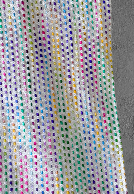 Quilted Cotton-Wool Jacquard Fabric, 40" Wide, 630 GSM