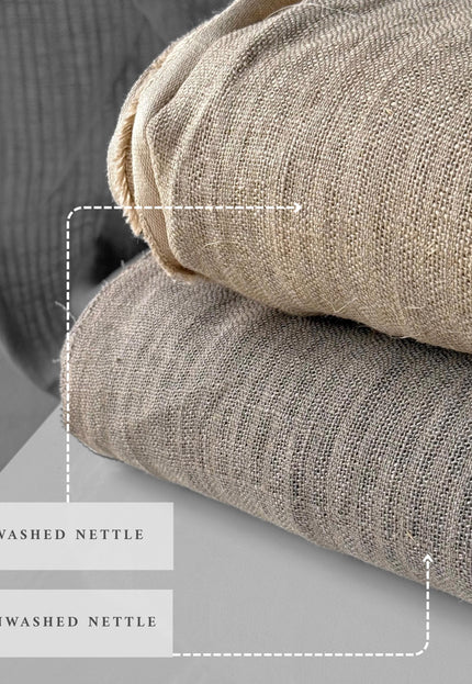 Handwoven Himalayan Stinging Nettle Fabric, 307 GSM, 58” Wide