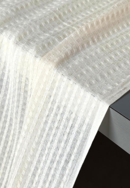 Bengal Handwoven Cotton Seersucker-Inspired Fabric, 45" Wide, 92 GSM