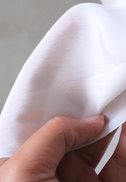 Plant-Based Rose Silk Crepe Fabric | 44" Wide | 85 GSM