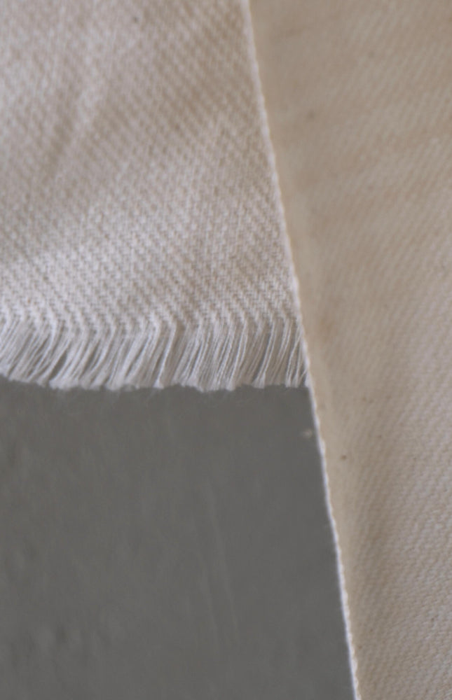 Handwoven Kala Cotton Fabric — 2/2 Twill Weave | 45" Wide | 230 GSM