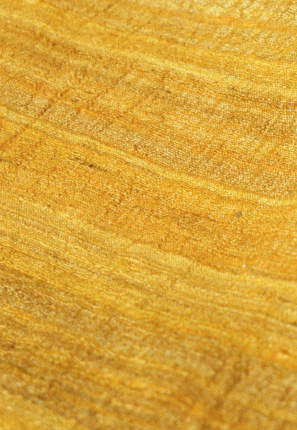 Handwoven Naturally Dyed Tussar Silk Paper-Finish Fabric | Starched Silk | 130 GSM | 44” Wide
