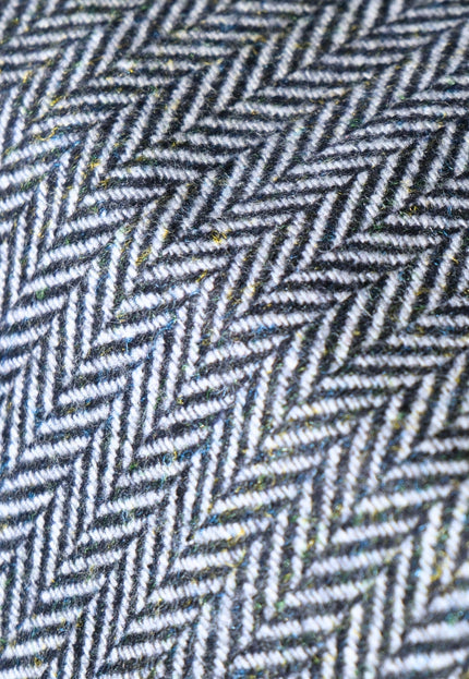 Harris-Style Wool Herringbone Tweed Fabric, 58" Wide, 420 GSM