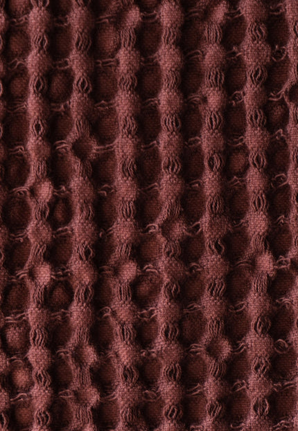 Pure Cotton Waffle Pique fabric, 58" wide, 277 GSM - By the Yard