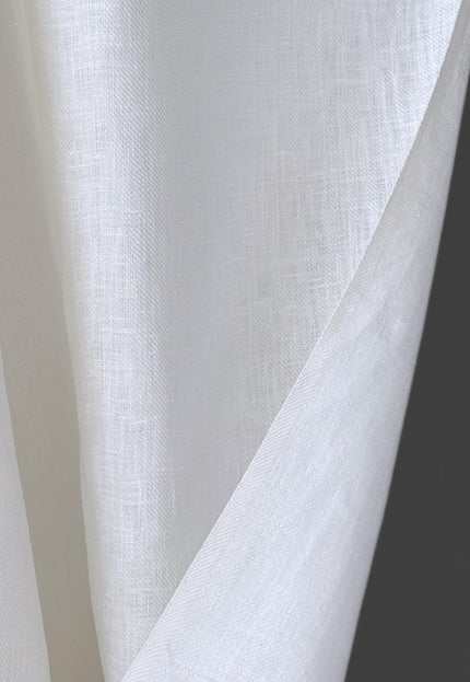Military Green & Indigo Merino Wool - Linen Fabric | 54” Wide | 220 GSM