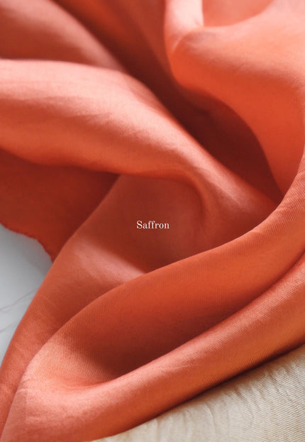 Vegan Bamboo Silk Fabric by the Yard – Smooth Silky Drape, 44” Wide | 135 GSM