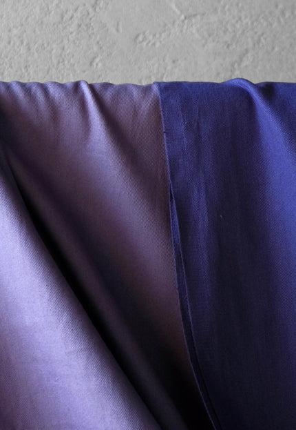 Jet Black Cotton Twill Fabric, 58" Wide, 240 GSM