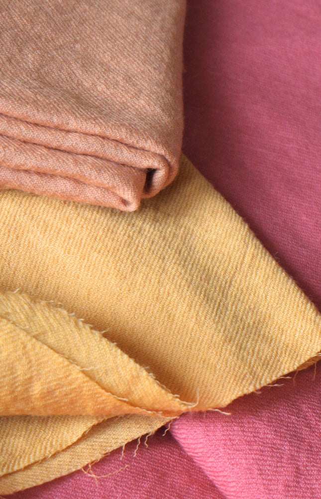 Merino Wool Twill Fabric By The Yard: 44" Wide, 110 GSM