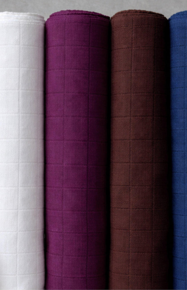 Muslin Double Weave Cotton Fabric — 55" Wide · 123 GSM