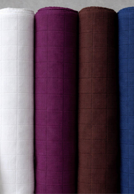 Muslin Double Weave Cotton Fabric — 55" Wide · 123 GSM